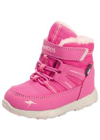 Kangaroos, M&auml;dchen Winterstiefel K-SNOW, TEX, WMS-Weite M, Rosa