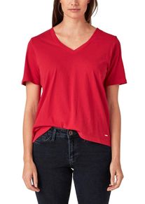 TRIANGLE, Damen Basic-Shirt, Rot