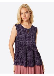 s.Oliver RED LABEL, Damen Bluse, Navy / Blutrot