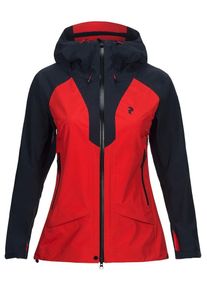 Peak Performance, Damen Skijacke 'Tour GTX', Cranberry / Schwarz
