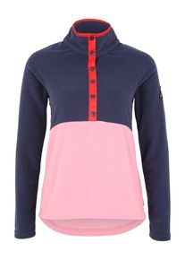 maloja, Damen Fleece-Sweater 'AlbulaM.', Dunkelblau / Rosa