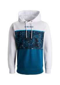 Jack & Jones JACK & JONES, Herren Hoodie, Himmelblau / Mischfarben / Wei&szlig;