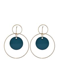ABOUT YOU, Damen Ohrringe 'Madita', Blau / Gold