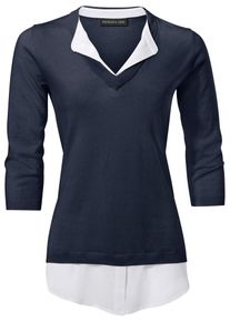 Heine, Damen Pullover, Marine