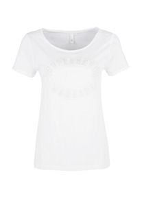 Q/S Designed By, Damen T-Shirt, Weiß