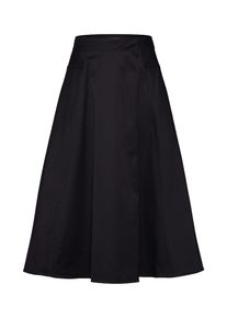 Calvin Klein, Damen Röcke 'COTTON DRILL WRAP SKIRT', Schwarz