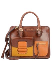 The Bridge, Damen Handtasche 'Cortona', Karamell / Cognac / Gelb