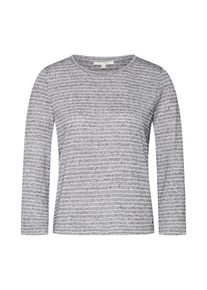 Tom Tailor Denim, Damen Shirt, Graumeliert / Weiß