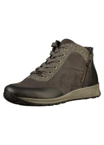 Ara, Damen Sneaker, Grau / Dunkelgrau / Schwarz