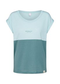 Iriedaily, Damen Shirt 'Block Girl', Petrol