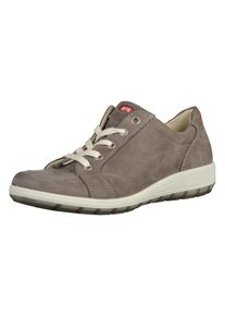 Ara, Damen Sneaker, Taupe / Blutrot / Wei&szlig;