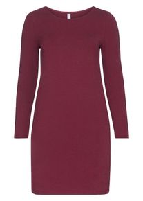 sheego Casual, Damen Shirtkleid, Bordeaux