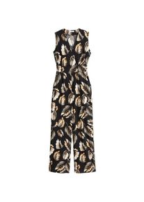 Mango, Damen Overall 'Palm', Goldgelb / Schwarz / Wei&szlig;