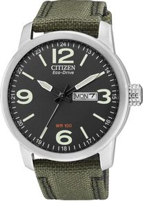 Citizen, Herren Solaruhr 'BM8470-11EE', Grün / Schwarz / Silber
