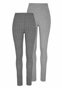 AJC, Damen Leggings, Grau