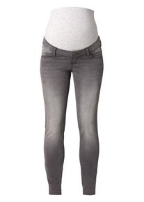 Queen mum, Damen Slim Umstandsjeans, Dunkelgrau