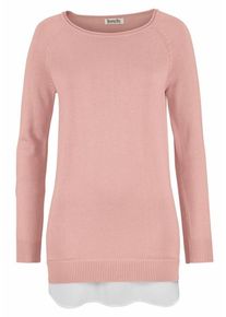 Boysen's BOYSEN'S, Damen Longpullover, Altrosa