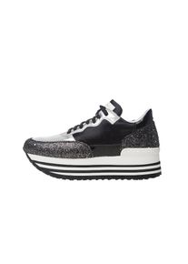 NOCLAIM, Damen Sneaker 'Marta 1', Schwarz / Silber / Wei&szlig;