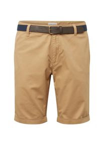 Pier One, Herren Hose 'Belted Chino Short', Beige