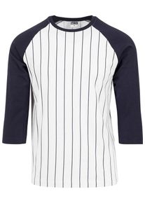 Urban Classics, Herren Sleeve, Navy / Weiß