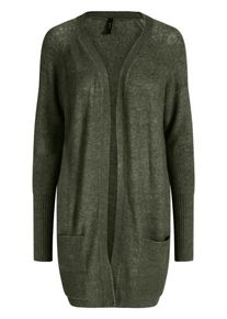 Y.A.S, Damen Offener Strick-Cardigan, Grün