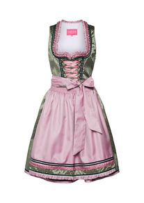 Krüger Dirndl Krüger Madl, Damen Dirndl, Grün / Rosa