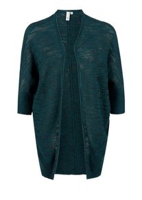 Q/S Designed By, Damen Strickjacke mit Fledermaus&auml;rmeln, Smaragd