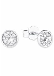 s.Oliver Junior, M&auml;dchen RED LABEL Junior Paar Ohrstecker &raquo;Sterne, 2018521&laquo;, Silber