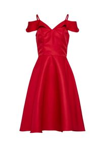 Chi Chi London, Damen Cocktailkleid, Rot