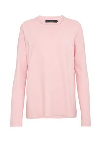 Véro Moda VERO MODA, Damen Pullover 'O-NECK SLIT', Rosa
