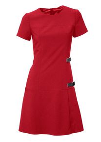 Heine, Damen Etuikleid, Rot / Schwarz