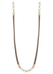 Sence Copenhagen, Damen Kette 'K032', Bronze / Gold / Perlweiß