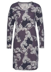 Calida, Damen Nachthemd, Grau / Violettblau