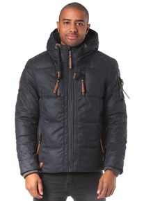 Naketano, Herren Winterjacke 'Italo Pop', Dunkelblau