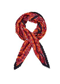 s.Oliver RED LABEL, Damen Schal, Marine / Gelb / Rot / Weiß