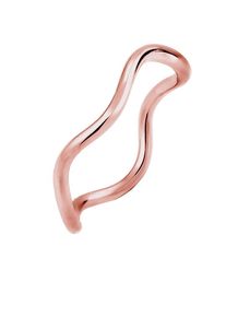 Elli, Damen Ring 'Wellen', Rosegold