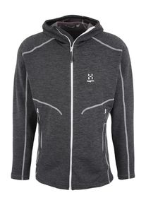 Hagl&ouml;fs Hagl&ouml;fs, Herren Fleecejacke 'Heron', Dunkelgrau / Wei&szlig;