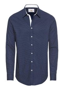 Q1, Herren Hemd 'Volker', Dunkelblau