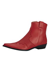 Heine, Damen Stiefelette, Rostrot