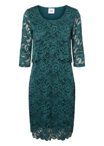 MAMALICIOUS, Damen Gewebtes Still-Kleid, Petrol