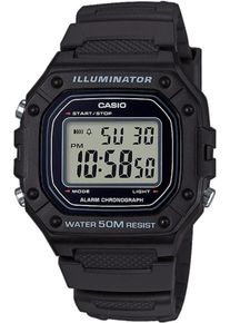 Casio, Herren Chronograph 'W-218H-1AVEF', Schwarz