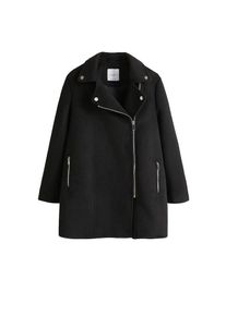 Violeta by Mango, Damen Mantel 'Electric', Schwarz