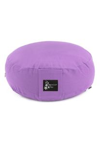 YOGISTAR.COM, Herren Meditationskissen Rund, Flieder