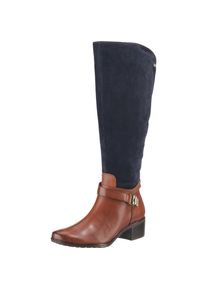 Caprice, Damen Stiefel, Blau / Braun