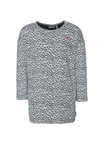 TUMBLE N' DRY, Mädchen Jerseykleid 'VARANA', Basaltgrau / Weiß