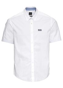 BOSS, Herren Hemd 'BIADIA_R 10205714 03', Wei&szlig;