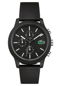 Lacoste, Herren Chronograph '2010972', Schwarz / Weiß