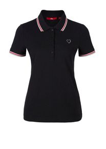 s.Oliver RED LABEL, Damen Poloshirt, Mischfarben / Schwarz