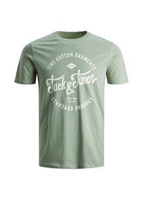 Jack & Jones JACK & JONES, Herren T-Shirt, Pastellgrün / Weiß