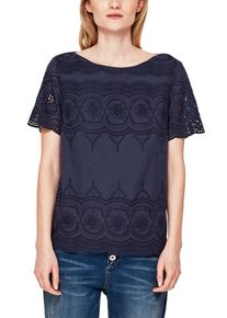 s.Oliver RED LABEL, Damen Blusenshirt, Dunkelblau